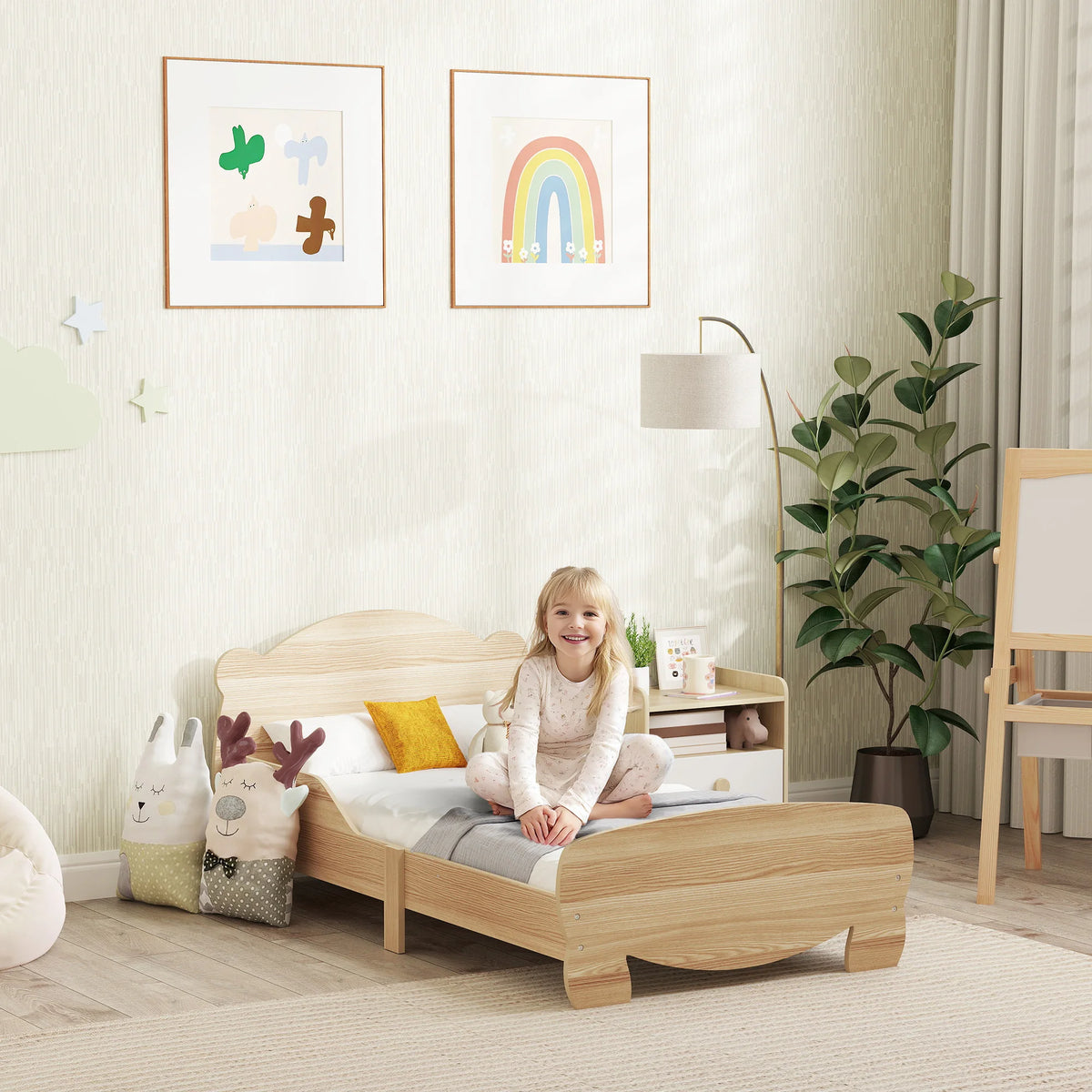 Petit lit Nounours dans une chambre d’enfant