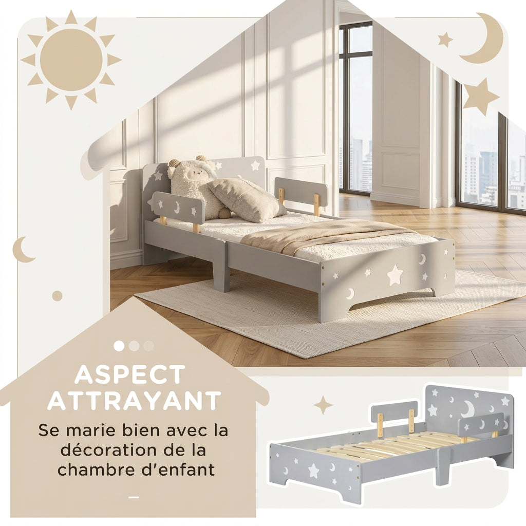 Petit lit Étoile, détail